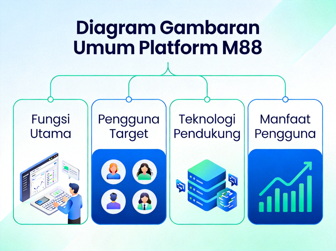 Diagram Gambaran Umum Platform M88
